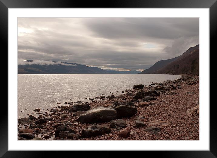 Morning over Loch Ness Framed Mounted Print by Ian Middleton