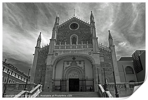 Iglesia de San Jeronimo Print by David Pringle