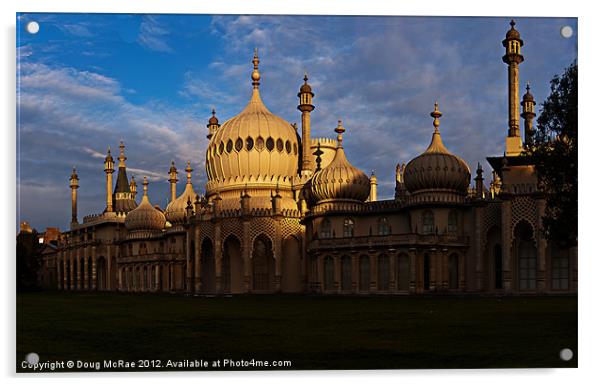 The Royal Pavilion Acrylic by Doug McRae