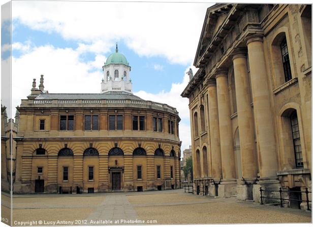Sheldonian, Oxford Canvas Print by Lucy Antony
