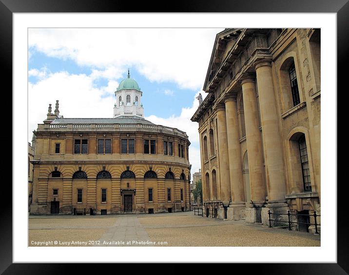 Sheldonian, Oxford Framed Mounted Print by Lucy Antony