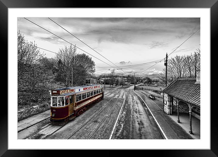 tram Framed Mounted Print by Northeast Images
