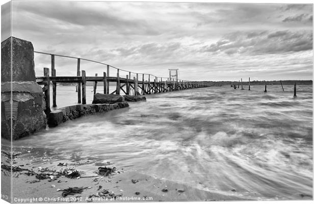 Lead the way to Sandbanks Canvas Print by Chris Frost