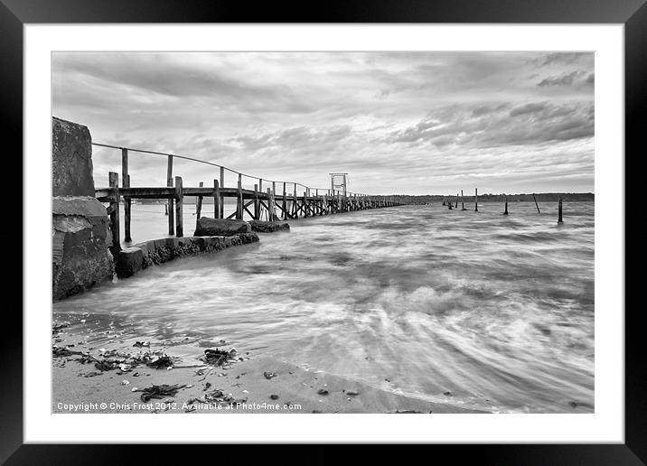 Lead the way to Sandbanks Framed Mounted Print by Chris Frost