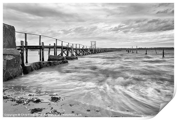 Lead the way to Sandbanks Print by Chris Frost
