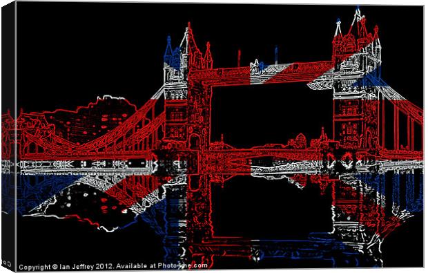 Tower Bridge Canvas Print by Ian Jeffrey