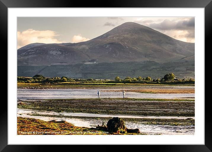 Mourne anglers Framed Mounted Print by David McFarland