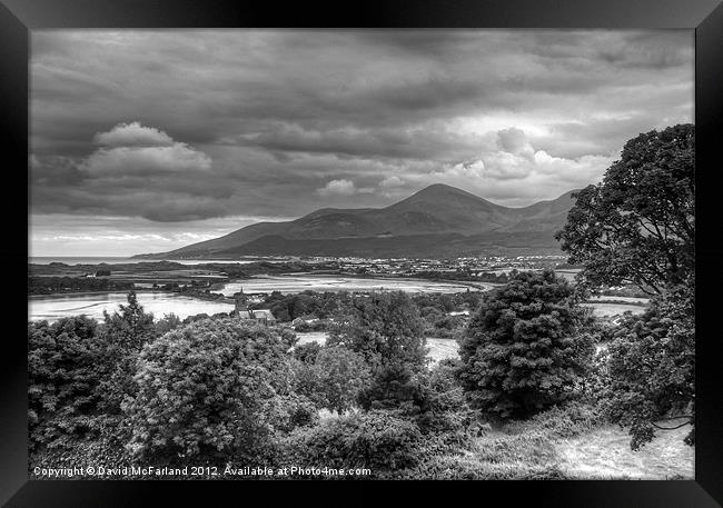 The Mountains of Mourne Framed Print by David McFarland