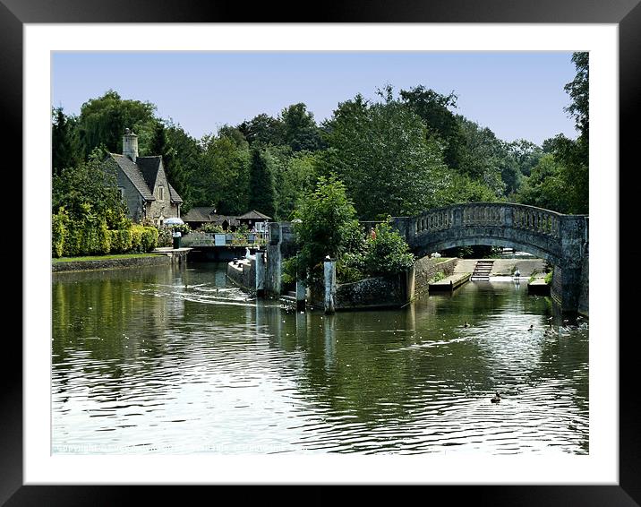 on the Oxford Canal 2 Framed Mounted Print by Lucy Antony