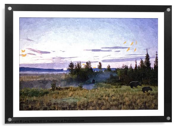 Alaska oil paint Acrylic by Larry Stolle