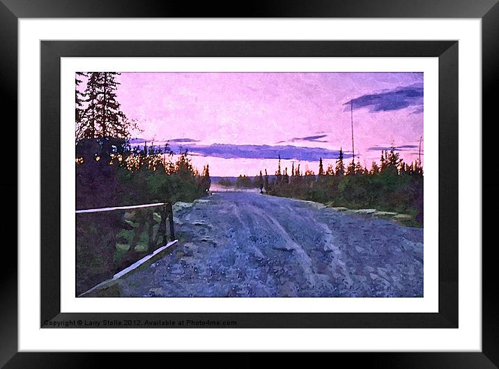Alaska Framed Mounted Print by Larry Stolle
