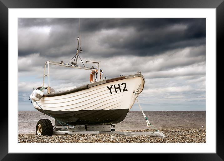 YH2 at Cley Beach Framed Mounted Print by Stephen Mole