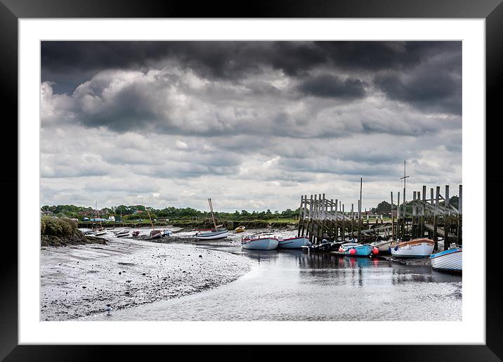 Morston Quay Framed Mounted Print by Stephen Mole