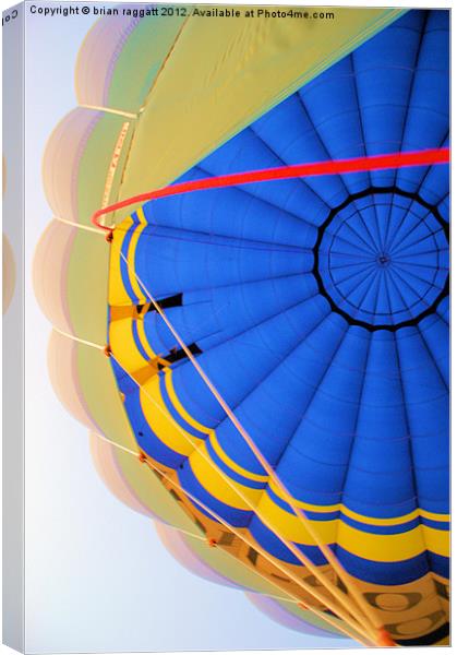 Hot Air Balloon Canvas Print by Brian  Raggatt