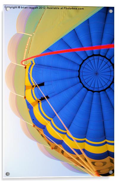 Hot Air Balloon Acrylic by Brian  Raggatt