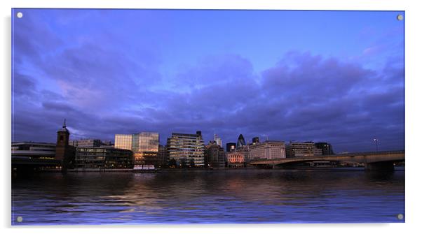 London  Skyline Acrylic by David French