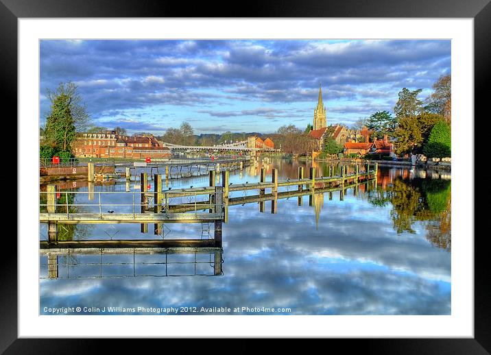 Good Morning Marlow Framed Mounted Print by Colin Williams Photography