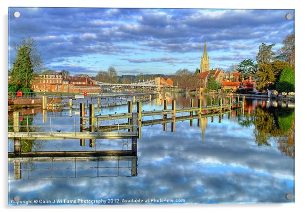 Good Morning Marlow Acrylic by Colin Williams Photography