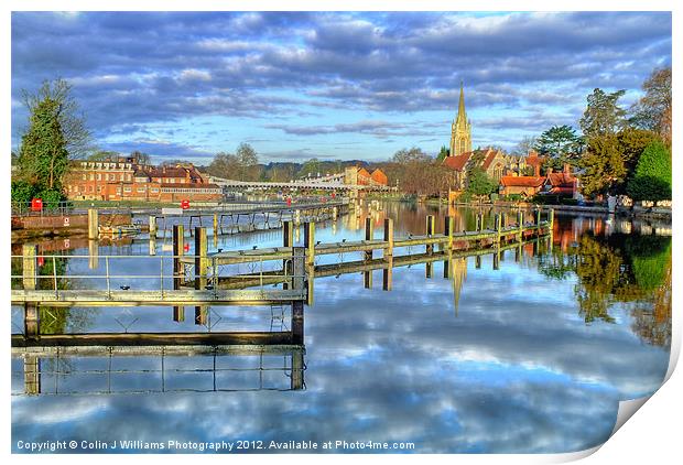 Good Morning Marlow Print by Colin Williams Photography