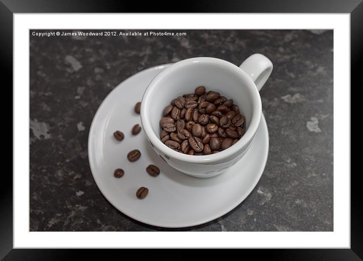 Coffee! Framed Mounted Print by James Woodward