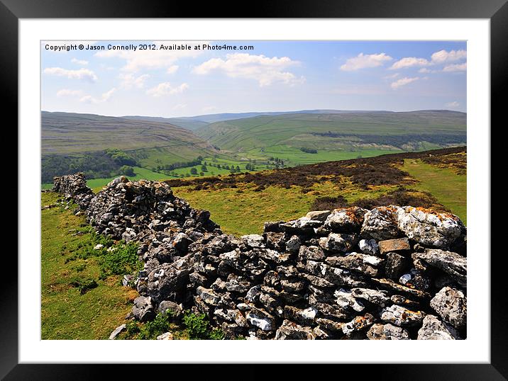 Littondale, Yorkshire Dales Framed Mounted Print by Jason Connolly