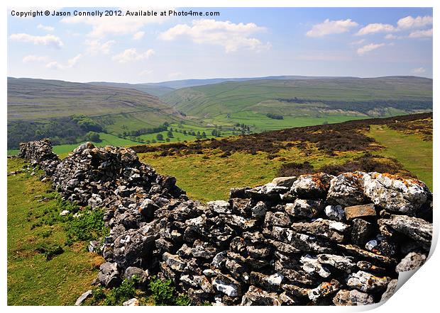 Littondale, Yorkshire Dales Print by Jason Connolly