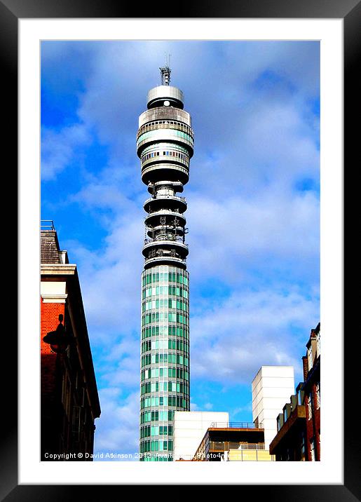 POST OFFICE TOWER LONDON Framed Mounted Print by David Atkinson