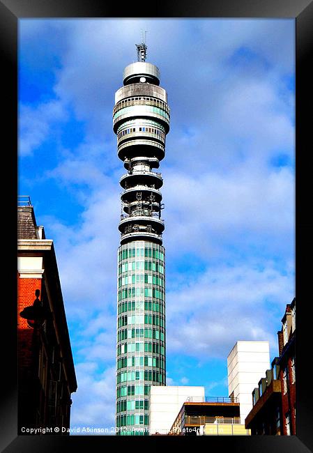 POST OFFICE TOWER LONDON Framed Print by David Atkinson