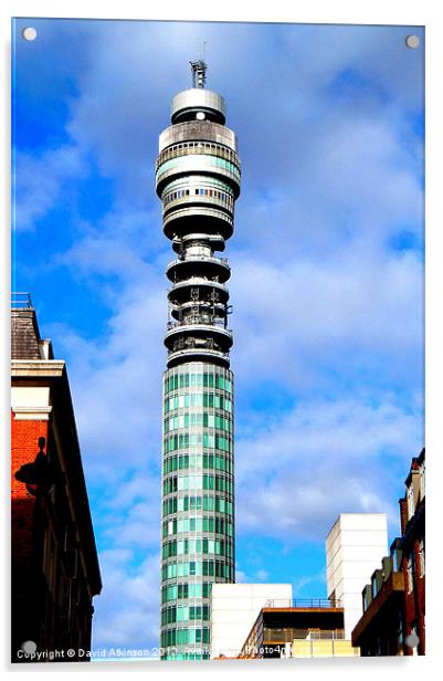 POST OFFICE TOWER LONDON Acrylic by David Atkinson