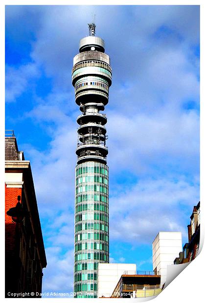POST OFFICE TOWER LONDON Print by David Atkinson