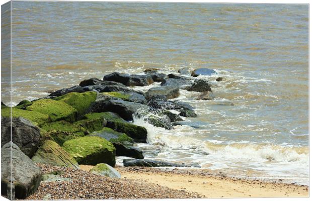 Southwold Beach Canvas Print by Linda Brown