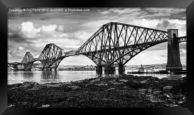 Forth Bridge, Scotland Framed Print by Zoe Ferrie