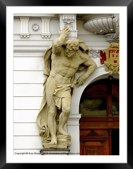 Hercules Holds It Up. Framed Mounted Print by Gary Barratt