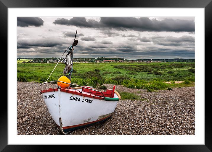 Emma Lynne at Cley Framed Mounted Print by Stephen Mole