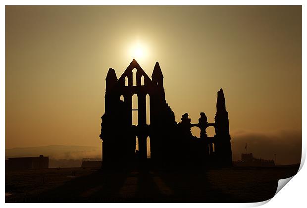 Whitby Abbey Print by Martin Williams