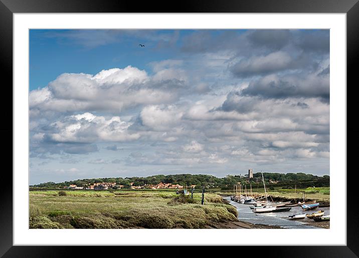 Blakeney from Morston Quay Framed Mounted Print by Stephen Mole