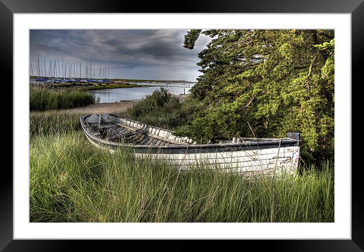 Brancaster Staithe Framed Mounted Print by Mike Sherman Photog