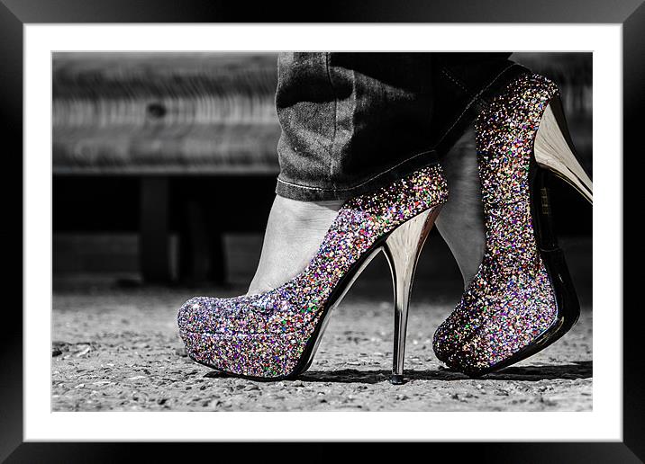 Classy Shoes Framed Mounted Print by Daniel Sweeney