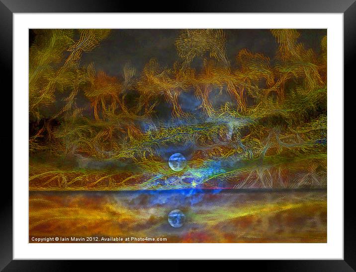 Alien Skies Framed Mounted Print by Iain Mavin