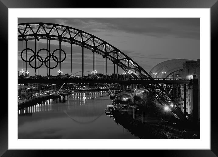 olympic bridge Framed Mounted Print by Northeast Images