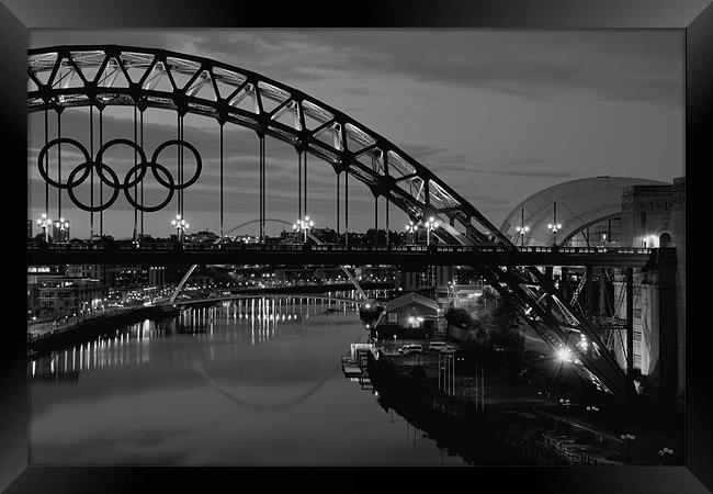 olympic bridge Framed Print by Northeast Images