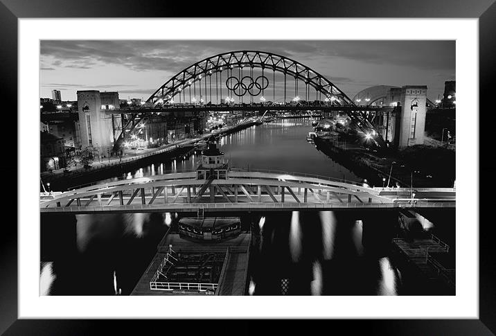 olympic bridge Framed Mounted Print by Northeast Images