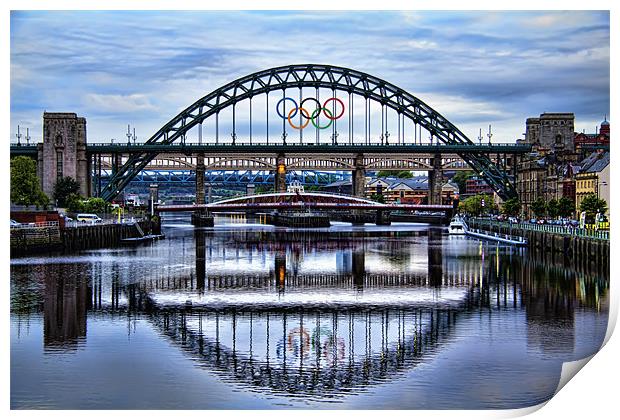 Newcastle Quayside Print by Northeast Images