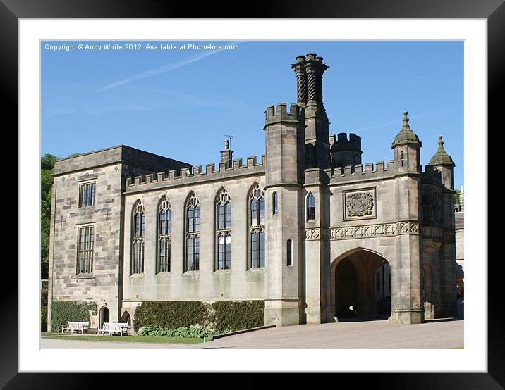 Ilam Hall Framed Mounted Print by Andy White