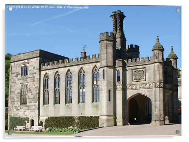 Ilam Hall Acrylic by Andy White