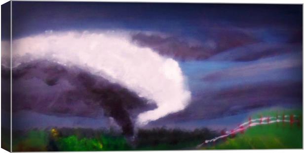 The Storm Canvas Print by Sharmilla Kampfer