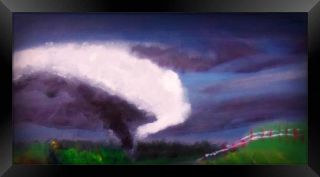 The Storm Framed Print by Sharmilla Kampfer