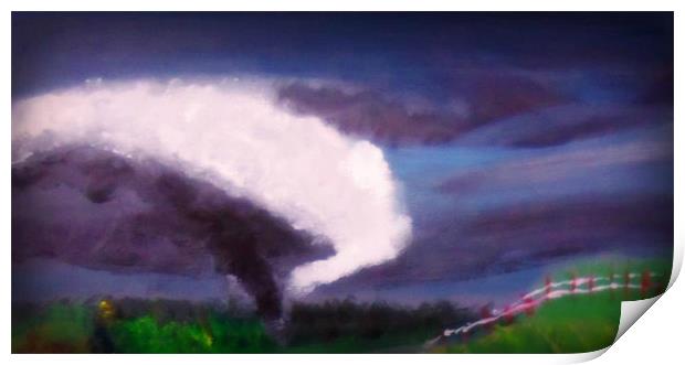 The Storm Print by Sharmilla Kampfer