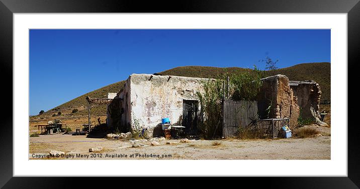 Old Cortijo Framed Mounted Print by Digby Merry