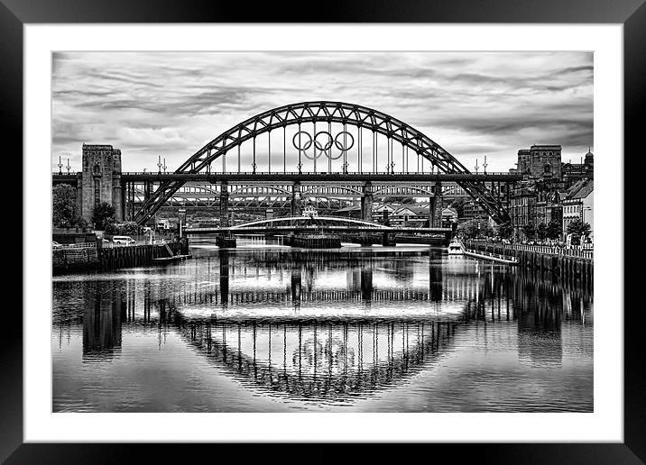 olympic bridge Framed Mounted Print by Northeast Images